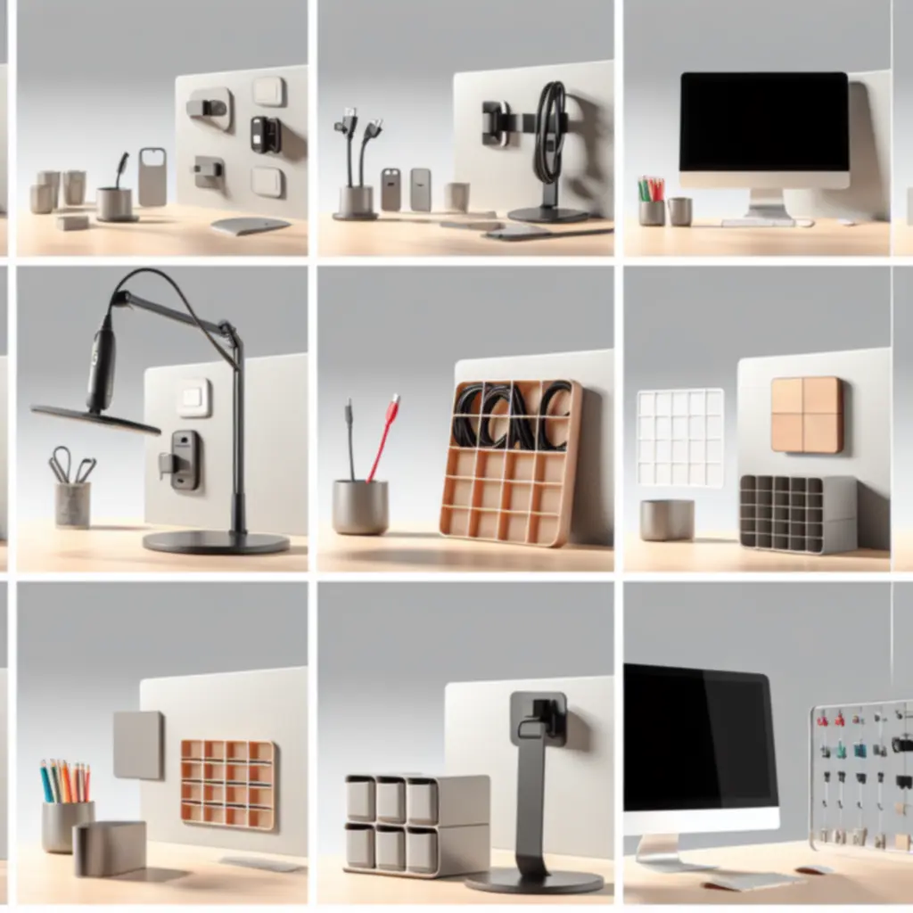 Overzicht van de productcatalogus met miniatuurafbeeldingen en prijzen